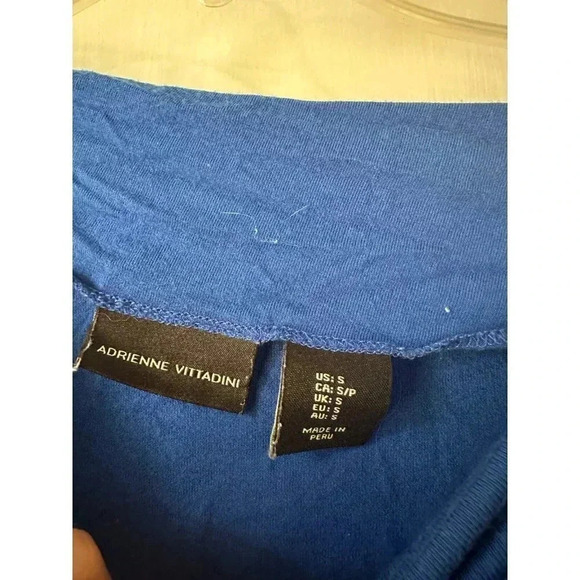 Adrienne Vittadini Women’s size Small Blue blouse - Picture 4 of 6